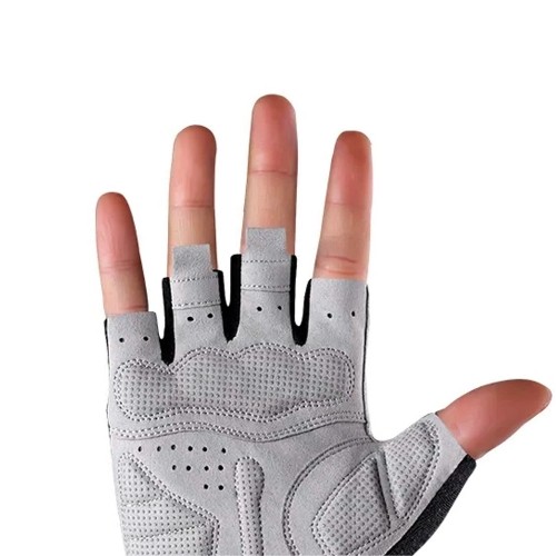 Rockbros S109GR cycling gloves, size M - gray image 4