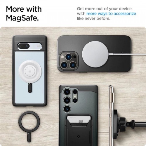 Spigen OneTap Ring Magnetic case with MagSafe - black image 4