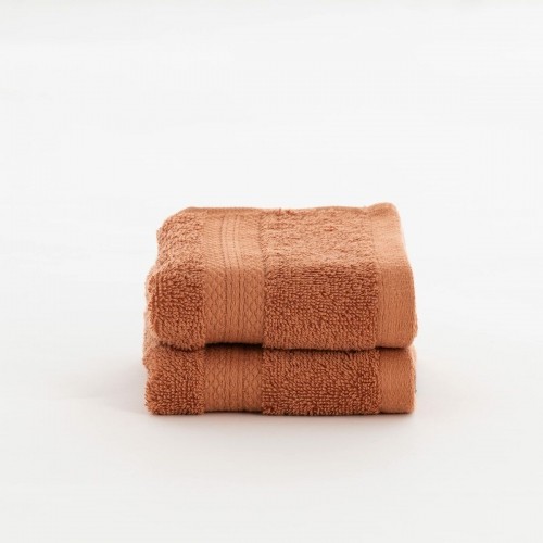 Bath towel SG Hogar Orange 50 x 100 cm 50 x 1 x 10 cm 2 Units image 4
