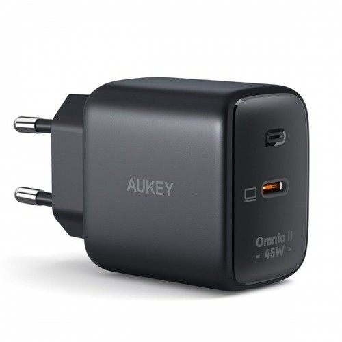 Wall Charger Aukey PA-B2T Black 45 W (1 Unit) image 4