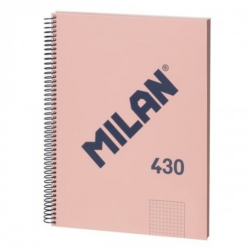 Блокнот Milan 430 Розовый A4 80 Листья (3 штук) image 4