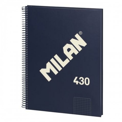 Notebook Milan 430 Blue A4 80 Sheets (3 Units) image 4