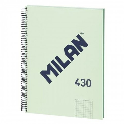 Notebook Milan 430 Green A4 80 Sheets (3 Units) image 4