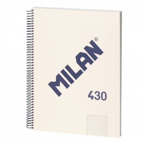 Notebook Milan 430 Beige A4 80 Sheets (3 Units) image 4