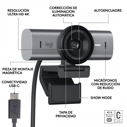 Webcam Logitech 4K Ultra HD image 4