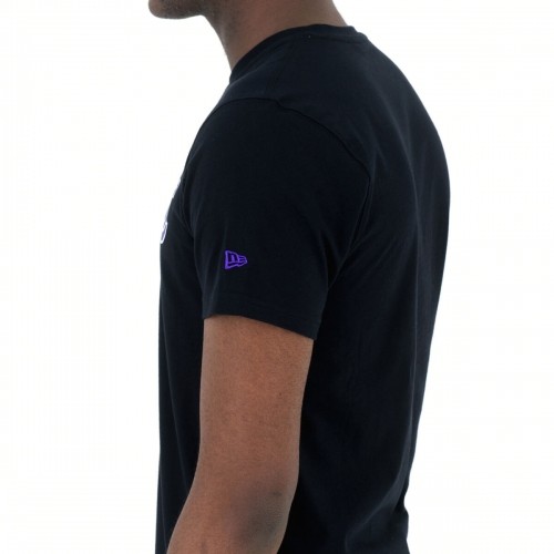Men’s Short Sleeve T-Shirt New Era  NOS NBA LOSLAK 60416756  Black image 4