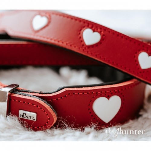 Собачий ошейник Hunter Love M 41-49 cm Красный image 4