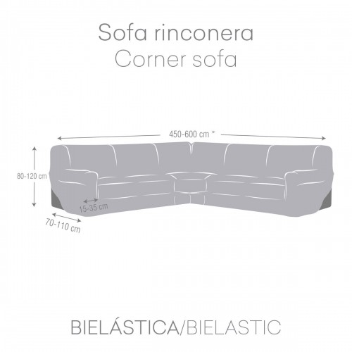 Dīvāna pārvalks Eysa JAZ Tumši Sarkans 110 x 120 x 600 cm image 4