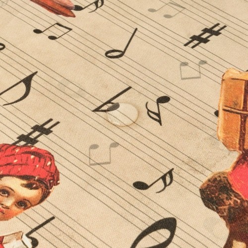Stain-proof resined tablecloth Belum Christmas Sheet Music 200 x 140 cm image 4