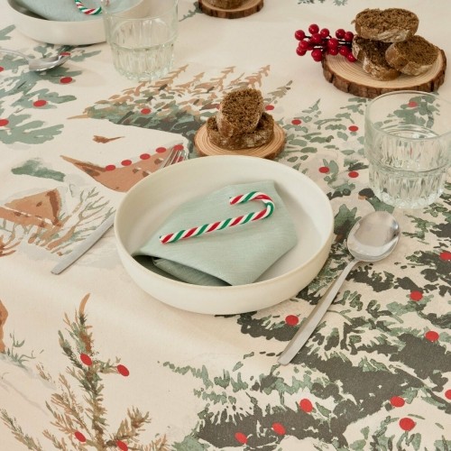 Stain-proof resined tablecloth Belum Christmas Deer 300 x 140 cm image 4