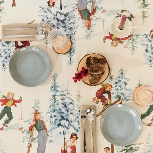 Stain-proof tablecloth Belum Christmas Sky Multicolour 200 x 155 cm image 4