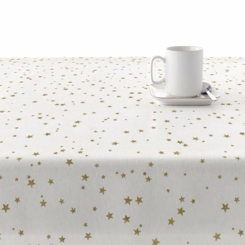 Stain-proof resined tablecloth Belum Stars Gold 250 x 140 cm image 4