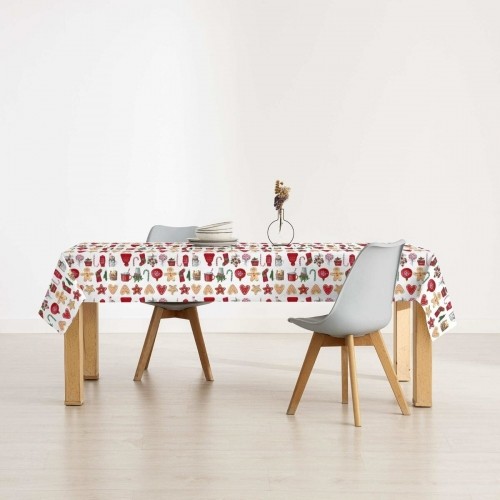 Stain-proof resined tablecloth Belum Merry Christmas 140 x 140 cm image 4