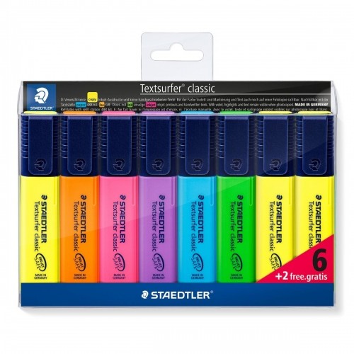 Fluorescent Marker Set Staedtler Textsurfer Classic Multicolour (5 Units) image 4