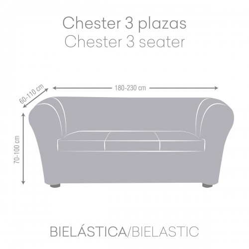 Dīvāna pārvalks Eysa JAZ Balts 110 x 100 x 230 cm image 4