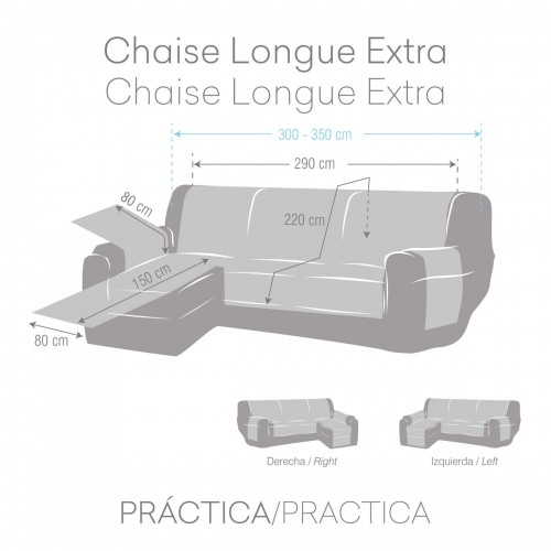 Dīvāna pārvalks Eysa MID Terakota 100 x 110 x 290 cm image 4