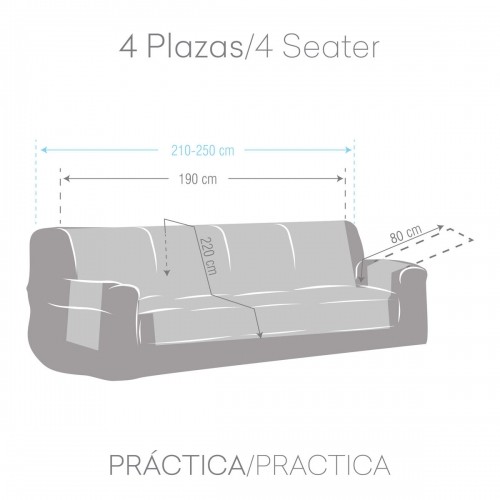 Sofa Cover Eysa MID Mustard 100 x 110 x 190 cm image 4