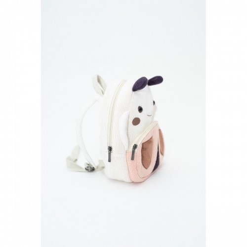 Школьный рюкзак Crochetts Белый Розовый 24 x 18 x 6 cm Божья коровка image 4
