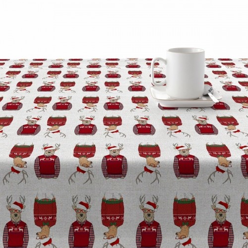 Stain-proof tablecloth Belum Merry Christmas 15 200 x 140 cm Reindeer image 4