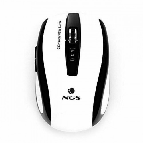 Оптическая беспроводная мышь NGS NGS-MOUSE-0898 800/1600 dpi Белый/Черный image 4