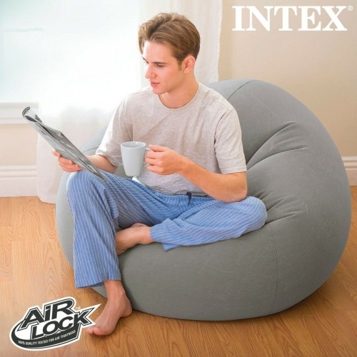 Inflatable Armchair Intex Grey 107 x 69 x 104 cm (6 Units) image 4