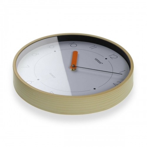 Настенное часы Versa Белый Коричневый Пластик Кварц 4 x 30 x 30 cm image 4