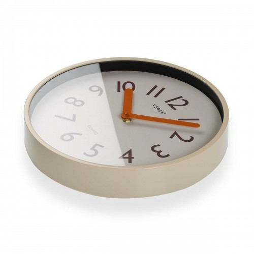 Настенное часы Versa Кремовый Пластик Кварц 4 x 30 x 30 cm image 4