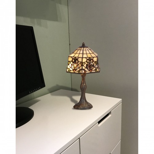 Desk lamp Viro Hexa Ivory Zinc 60 W 20 x 37 x 20 cm image 4