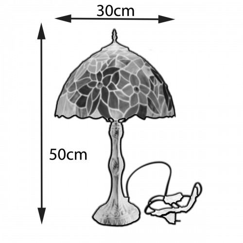 Galda lampa Viro Hexa Cinks 60 W 30 x 50 x 30 cm image 4