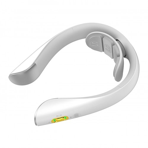 SKG K5 Pro massager, electrostimulator for the neck with compress - white image 4