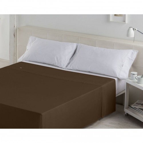 Top sheet Alexandra House Living Brown Chocolate 190 x 280 cm image 4