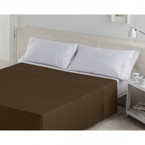 Top sheet Alexandra House Living Brown Chocolate 260 x 280 cm image 4