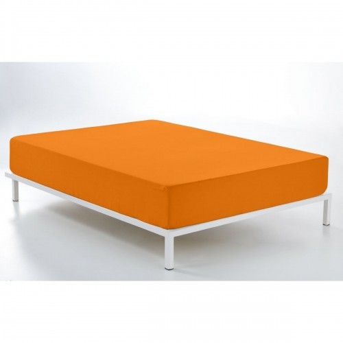 Fitted bottom sheet Alexandra House Living Orange 200 x 200 cm image 4