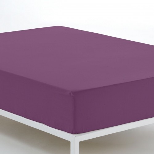 Fitted bottom sheet Alexandra House Living Purple Aubergine 180 x 200 cm image 4