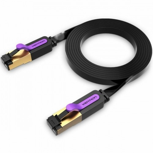 FTP Category 7 Rigid Network Cable Vention ICABK Black 8 m image 4