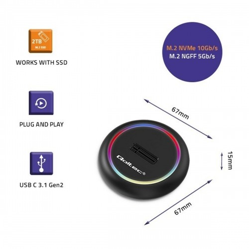 Док / зарядная база Qoltec 52275 image 4