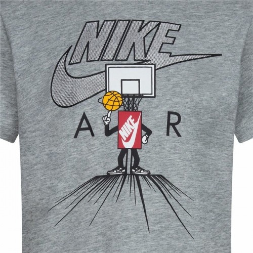 Child's Short Sleeve T-Shirt Nike Icons Of Play Grey image 4