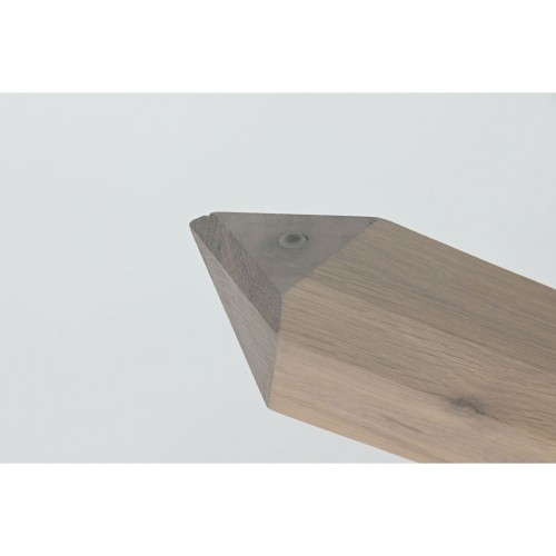 Обеденный стол Home ESPRIT Натуральный Каленое стекло древесина дуба 130 x 130 x 75 cm image 4