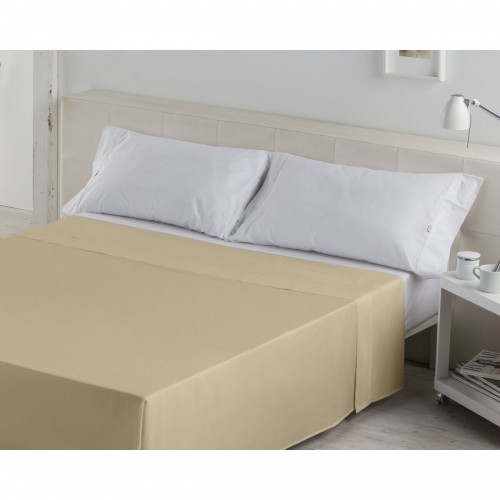 Top sheet Alexandra House Living Beige Camel 190 x 270 cm image 4