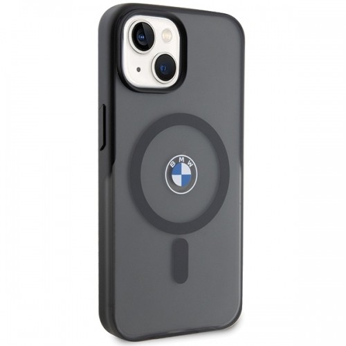 BMW BMHMP15SDSLK iPhone 15 6.1" czarny|black hardcase IML Signature MagSafe image 4