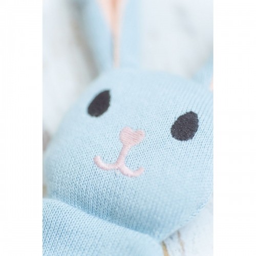 Baby Comforter Crochetts Bebe Baby Comforter Blue Rabbit 39 x 1 x 32 cm image 4