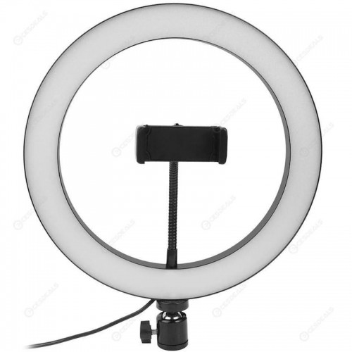 Elight SR12 31cm LED gaismas gredzens ar viedtālruņa turētāju + BT pults Black image 4