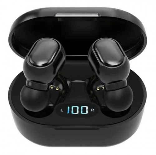 WoW E6s TWS Bluetooth 5.3 Bezvadu In-Ear Austiņas ar HD Mic & Uzlādes maku Melna image 4
