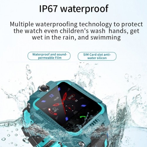 Bemi K2 Водостоикий Sim GPS Отслеживания Детские часы с звонком чатом и камерой Фиолетовый image 4