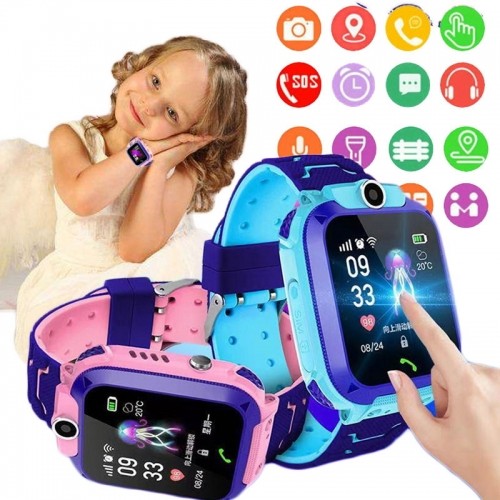 Bemi K1 See My Kid Wi-Fi / Sim GPS Отслеживания Детские часы с звонком чатом и камерой Розовый image 4