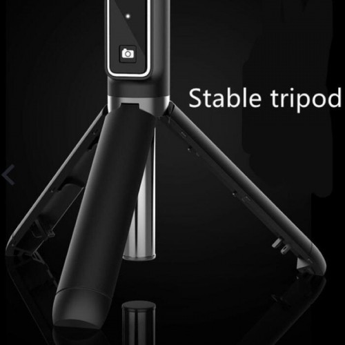CP K06 2in1 Bezvadu selfie nūja & Video WEB zvanu statīvs ar galda trīskāji & Shutter Pogu izvelkams līdz 60cm image 4