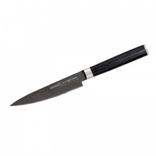 Samura MO-V Stonewash комплект 3х ножей (Шеф , Универсальный, Овощной)  из AUS 8 Японской из стали 59 HRC image 4