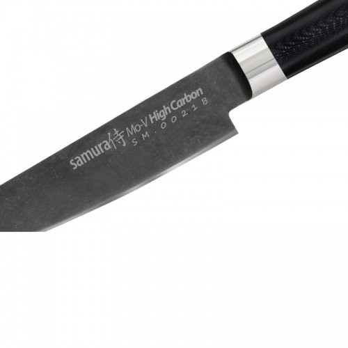 Samura MO-V Stonewash Универсальный нож 125 mm из AUS 8 Японской из стали 59 HRC image 4