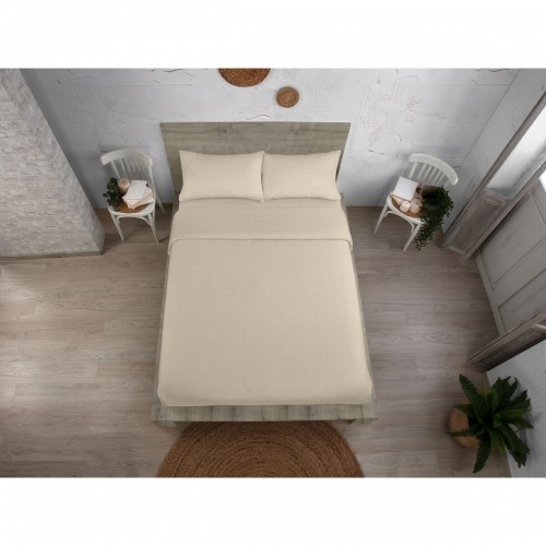 Комплект чехлов для одеяла Alexandra House Living Qutun Бежевый 200 кровать 4 Предметы image 4