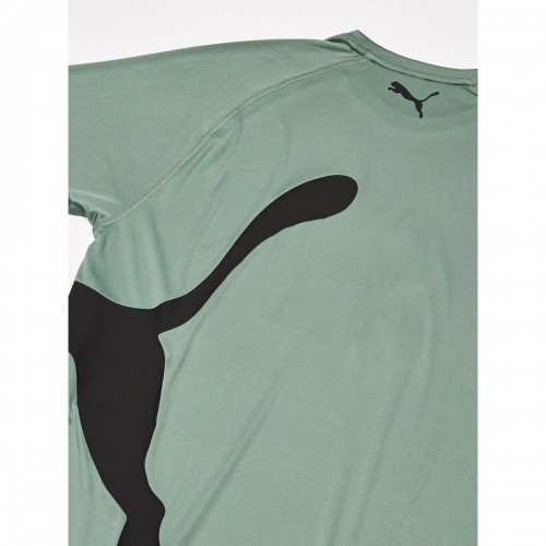 Vīriešu Krekls ar Īsām Piedurknēm Puma 523863 44 Zaļš (M) image 4